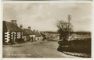 The Row,  Letham - Fife Postcard (p3361)