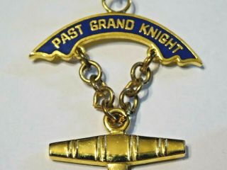 VINTAGE KNIGHTS OF COLUMBUS PAST GRAND KNIGHT MEDAL ANCHOR WITH RIBBON 3