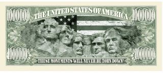 Pack of 150 - Donald Trump 2020 Re - Election Presidential Dollar Mount Rushmore 3