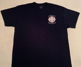 FDNY NYC Fire Department York City T - Shirt Sz XL Engine 266 Queens NYC 3