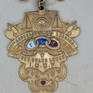 1913 89th Annual Session Grand Lodge Minneapolis IOOF Medal 3