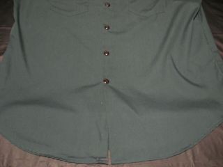 Official BSA Boy Scout VENTURING MENS XL (17 - 17 1/2) Green Uniform Shirt 2
