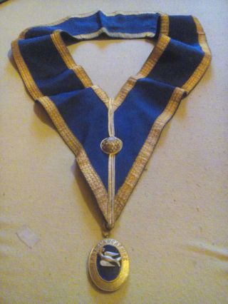 Masonic Collar Freemasonry England Orginal Medal