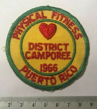 Concilio De Puerto Rico Council 1966 District Camporee Physical Fitness Bsa