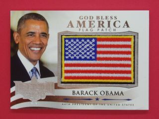 Decision 2020 Barack Obama God Bless America Flag Patches Gba7 44th President