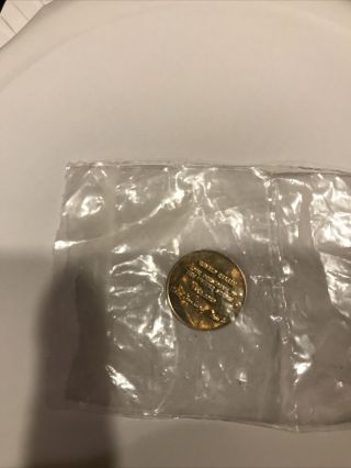 1985 Ronald Regan 14 Karat Solid Gold Inauguration Coin 2