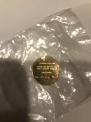 1985 Ronald Regan 14 Karat Solid Gold Inauguration Coin 3