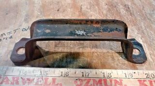 7 " Vintage Psc Heavy Duty Barn Door Handle Old Rustic Iron Chipped Black Paint