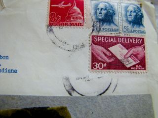 US Senate Birch Bayh 1964 Kennedy Half Dollar Coin Special Delivery Stamp Letter 3