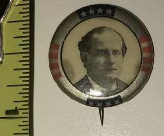 William Jennings Bryan 1896 Presidential Campaign Pin Whitehead & Hoag 2