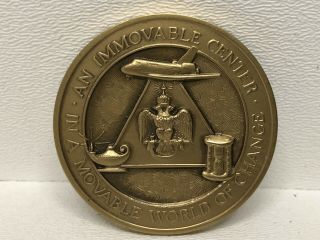 Scottish Rite Freemason 1983 Maco Bronze Medal Coin