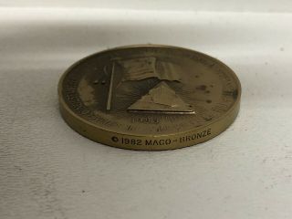 Scottish Rite Freemason 1983 MACO Bronze Medal Coin 3