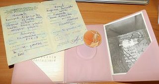 Ussr Birth Certificate Congratulations Girl Born Leningrad 1969 Bonus Photo