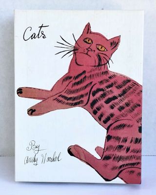 8 Andy Warhol Sam Cat Notecards Pink Orange Red Yellow With Envelopes And Box