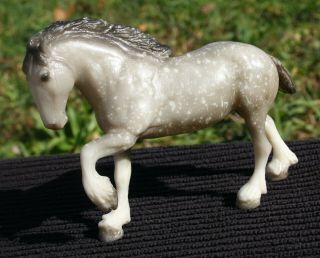 Breyer Molding Company Dapple Grey Clydesdale Horse Draft Paddock Pal Jc Penny?