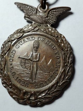 Old Guard Of York Medal L.  G.  1900 C.  G.  1833 2