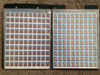 Boy Scouts Of America Bsa Complete 2 Sheets Of 100 Boy Scout Stamps Usa