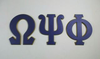 Breting Designs Greek Letters Omega Psi Phi Dorm Room Door Wall Décor
