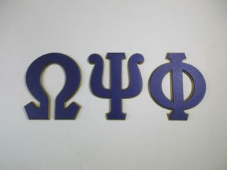 Breting Designs Greek Letters Omega Psi Phi Dorm Room Door Wall Décor 2