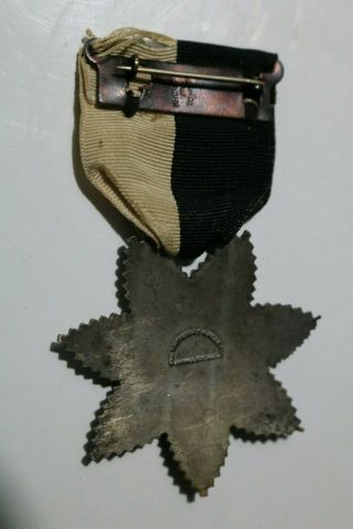 Vintage Knights Templar Masonic Medal 