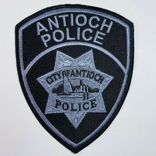 Antioch Police Contra Costa County California Subdued Patch (a5)