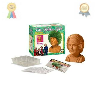 Chia Pet Golden Girls Dorothy With Seed Pack,  Decorative Pottery Planter,  Easy T