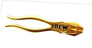 Vintage IBEW Pliers Emblem 3
