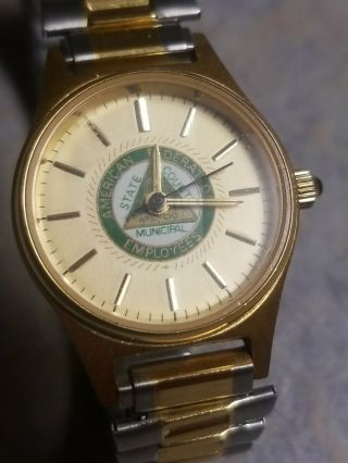 American Federation Employees State County Municipal Vintage Watch 2