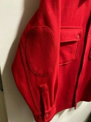 Boy Scout Red Wool Jacket,  Sz Adult Medium W Elbow Patches 2