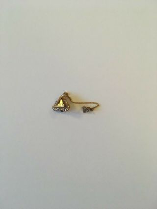 Vintage Sigma Rho Sorority Fraternity Pin Gold? 2
