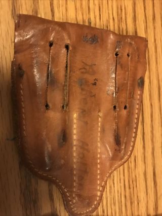 Vtg Boy Scouts Mess Utensil Set Geo Schrade Knife Co Leather Case c1942 3