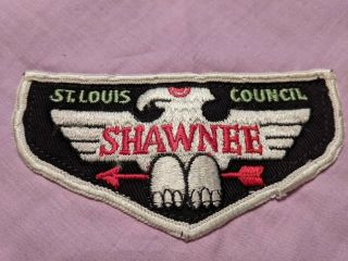 Boy Scouts Oa Shawnee Lodge 51 Flap,  F1 Saint Louis Council
