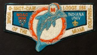 Oa O - Shot - Caw Lodge 265 Bsa South Florida 1996 Noac Felt Smy Flap Miami Dolphins
