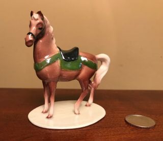 Hagen - Renaker Specialty 5103 Cartoon Horse Ceramic Figurine - On Base By Twmhc