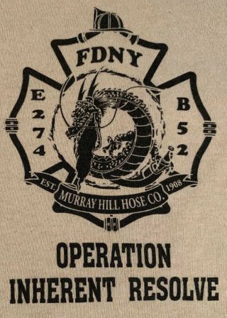 FDNY NYC Fire Department York City Engine 274 T - Shirt XL Flushing Queens 3