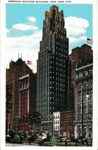 York City - American Radiator Building - Art Deco Architectural Masterpiece
