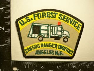 Federal Forest Service Usfs Angeles Nf Patch Saugus,  Ca Fire Ranger Dist.