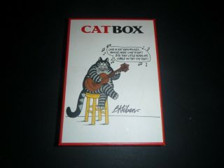 Box 1999 B Kliban Cat Catbox Greeting Cards 4 Different Designs - 10 Cards
