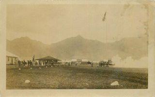 C - 1910 Fort Fred Steele Wyoming Firing Salute Military Rppc Photo Postcard 11862