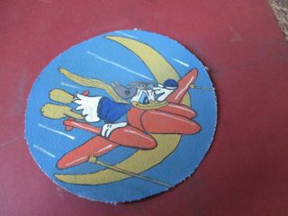Wwii Disney Donald Duck 449 Th Fighter Squadron Jacket Patch