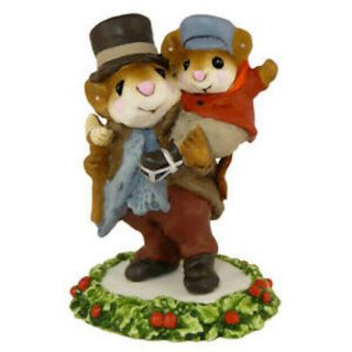 Wee Forest Folk Cc2 Bob Cratchit Tiny Tim Dickens Christmas Carol Mouse Figurine