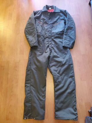Amalgamated Clothing Workers Of America Mens Green Coveralls Jumpsuit M/l