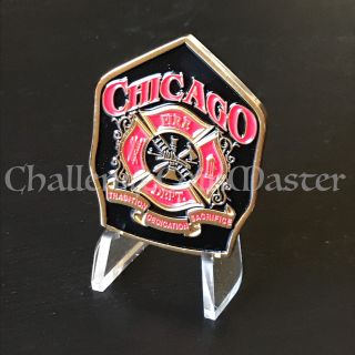 Chicago Fire Department Firefighter Challenge Coin