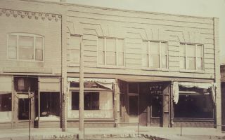Union City Michigan Post Office Street View Rppc Branch County Ca 1910