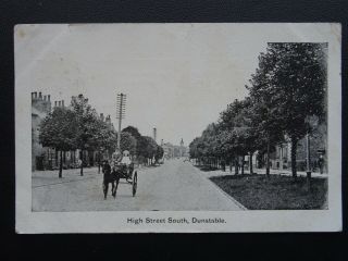 Bedfordshire Dunstable High Street C1905 Old Postcard