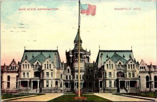 Postcard Ohio State Reformatory Mansfield Ohio 1909