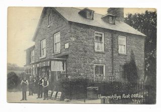 Llanuwchllyn Post Office,  Postal Workers Stand In Front; 1922 To Preston