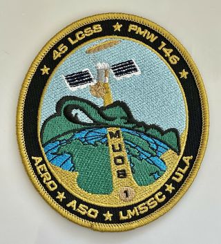 Ula Atlas V Muos - 1 Navy Rocket Launch Vehicle Mission Patch 4”