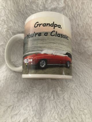 General Motors Coffee Cup Mug Grandpa You’re A Classic