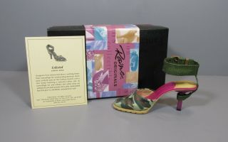 2002 Just The Right Shoe Raine " Enlisted " Camouflage High Heel Shoe Figure 25192